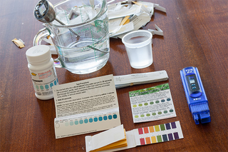 Testing water filters